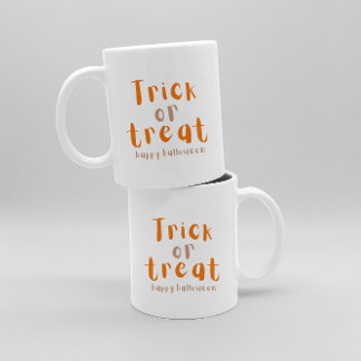 Caneca De Café Truque de Halloween ou trato de café