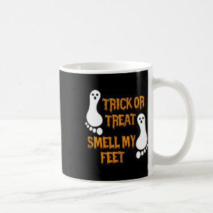 Caneca De Café Truque Divertido Ou Tratar Cheira Meu Feet Hallowe
