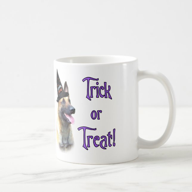 Caneca De Café Truque Malinois Belga (Direita)