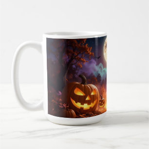 Caneca De Café Truque ou tratamento de Dia das Bruxas