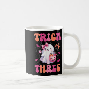 Caneca De Café Truque Ou Três Halloween, 3 Anos, Fantasma Birthda
