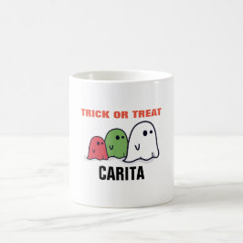 Caneca De Café Truque Personalizado Ou Tratar Xarope De Café