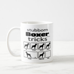 Caneca De Café Truques de Boxer Stubborn