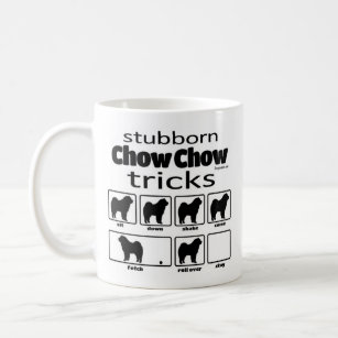 Caneca De Café Truques de Chow Stubborn