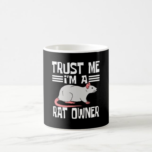 Caneca De Café Trust Me I'm A Rat Owner (Centro)