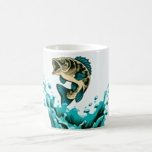 Caneca De Café Truta Adorável Divertida