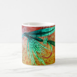 Caneca De Café Truta Clássica "Black Gnat"