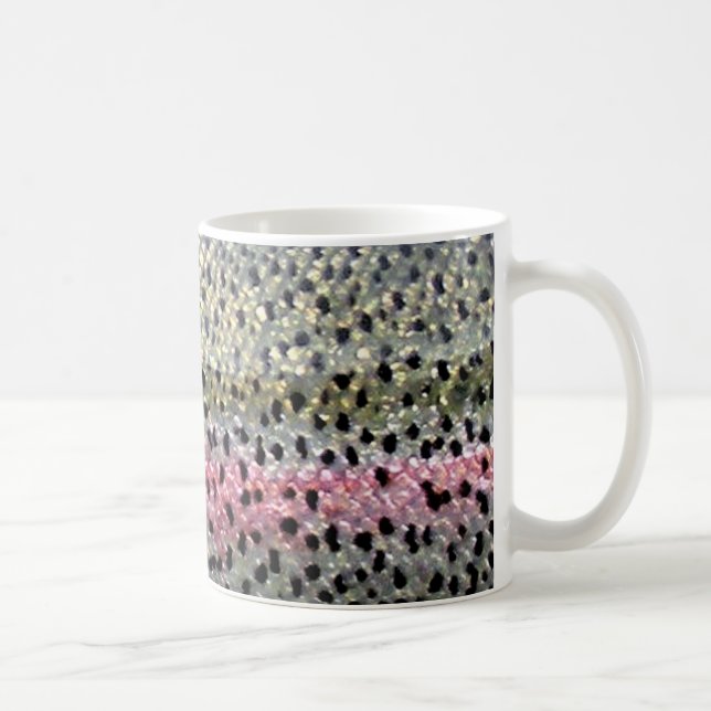 Caneca De Café Truta de arco-íris por PatternWear© (Direita)