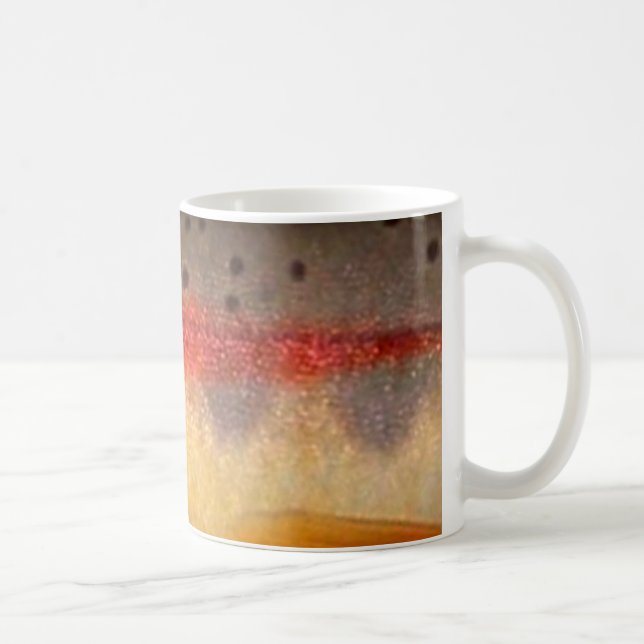 Caneca De Café Truta dourada por PatternWear© (Direita)