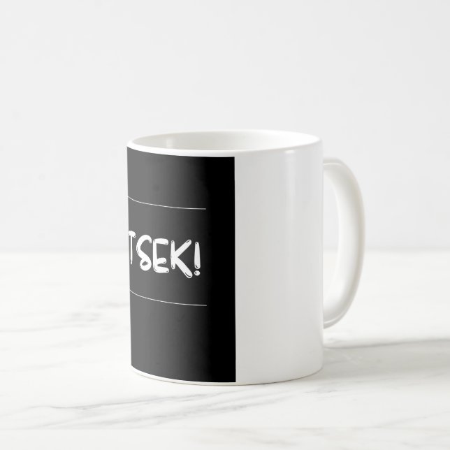 Caneca De Café Tsek  (Frente Esquerda)