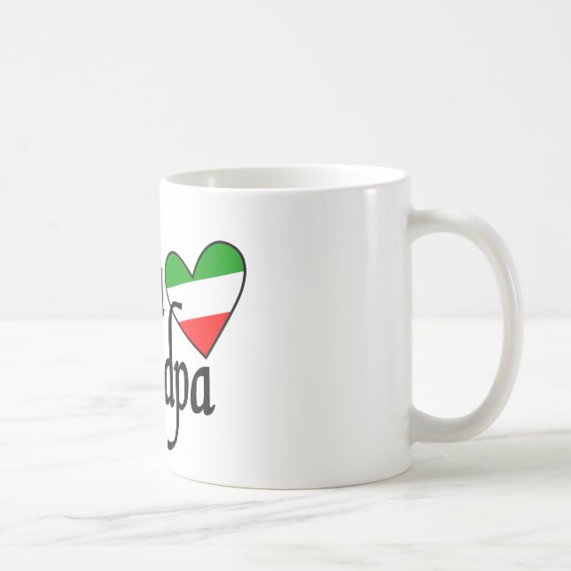 Caneca De Café Tshirt italiano do vovô (Direita)