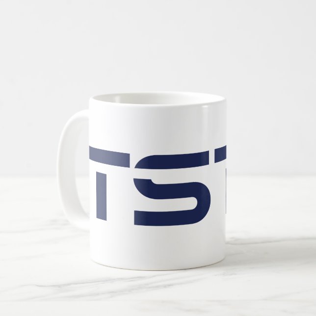 Caneca De Café TSTC Block Logo (Frente Esquerda)