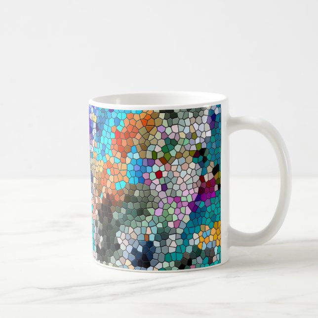 Caneca De Café TTEQOTGCubismoINV SGDRKDP AZUL (Direita)