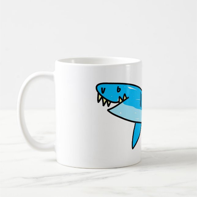 Caneca De Café tubarão (Esquerda)
