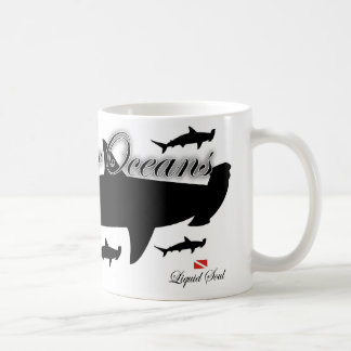 Caneca De Café Tubarão de HammerHead - salvar nossos oceanos