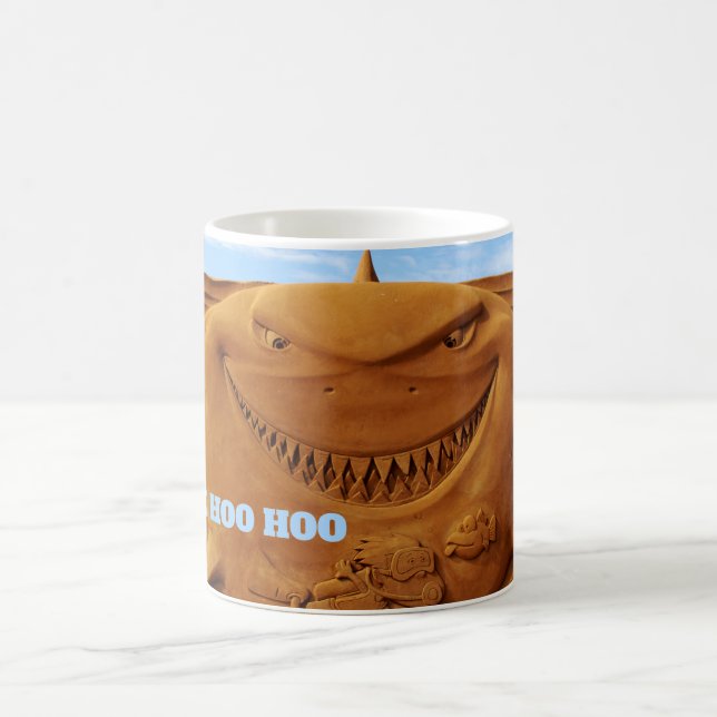 Caneca De Café Tubarão-escultura-areia hoo hoo (Centro)