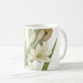 Caneca De Café tuberose (Tuberosa sp.) por Redouté