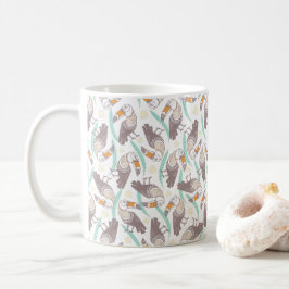 Caneca De Café Tucanos exóticos da moda