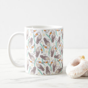 Caneca De Café Tucanos exóticos da moda