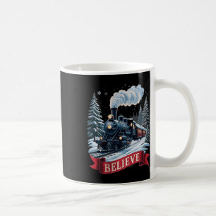 Caneca De Café Tudo a bordo do Polar Express Natal Norte Xmas