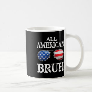 Caneca De Café Tudo Americano Cara 4 De Julho Garotos Patrióticos
