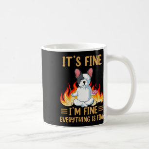 Caneca De Café Tudo bem, está tudo bem, Bulldog francês