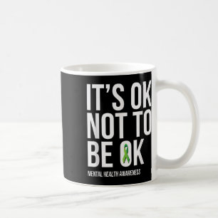 Caneca De Café Tudo Bem Não Estar Bem - Camiseta de Conscientizaç