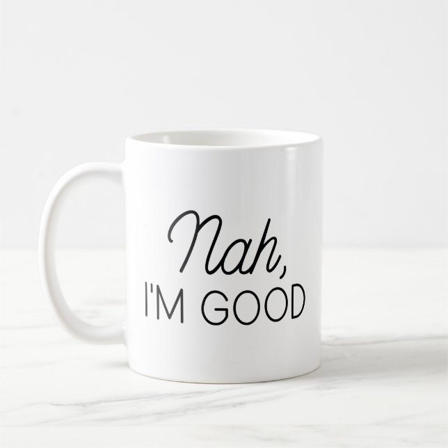 Caneca De Café Tudo bem, não preciso (Esquerda)