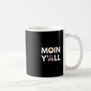 Caneca De Café Tudo Bem Y’all Alemanha E EUA Engraçado Mashup Cul