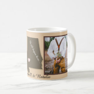 Caneca De Café Tudo Começou Aqui, Alabama Foto Personalize