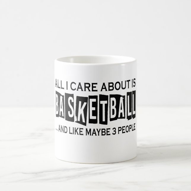 Caneca De Café Tudo cuidado de I é aproximadamente basquetebol (Centro)