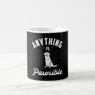 Caneca De Café Tudo É Pawsible Labrador Retriever Cog Lover