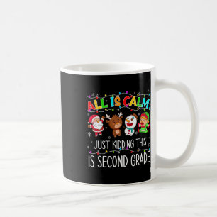 Caneca De Café Tudo Está Calmo Natal Divertido 2ª Série Temporada