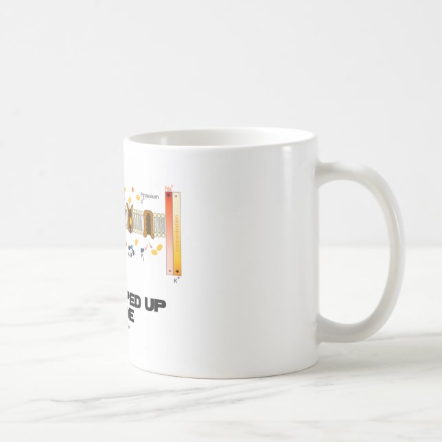 Caneca De Café Tudo interior acima bombeado (bomba do (Direita)
