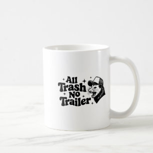 Caneca De Café Tudo Lixo Sem Reboque Redneck Irônico Citação Ossu