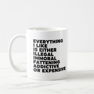 Caneca De Café Tudo que eu gosto