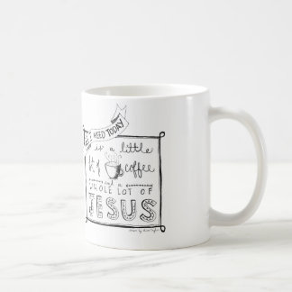 Caneca De Café Tudo que eu preciso hoje…