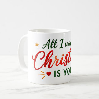 Caneca De Café Tudo Que Eu Quero no Natal É Você