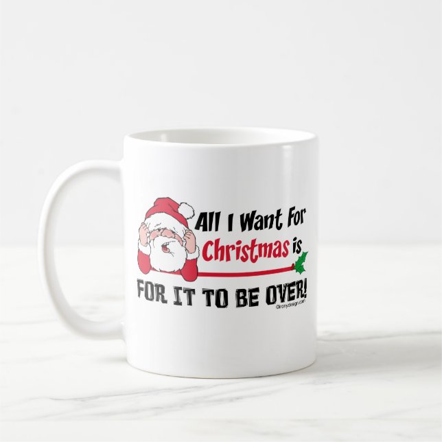 Caneca De Café Tudo que eu quero para o Natal (Esquerda)