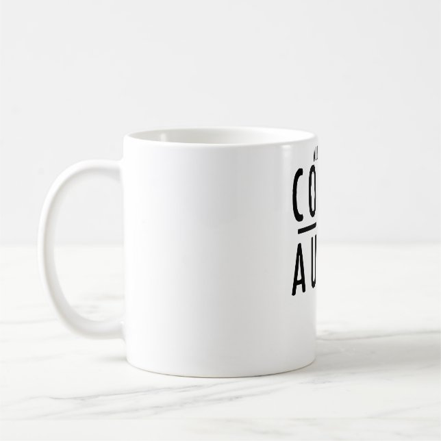 Caneca De Café Tudo que preciso é café e meu Aussie dá presentes  (Esquerda)