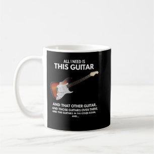 Caneca De Café Tudo Que Preciso É Violão Ishis