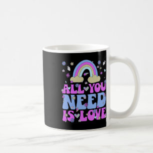 Caneca De Café Tudo que você precisa é amar os anos 60 e 70 Retro