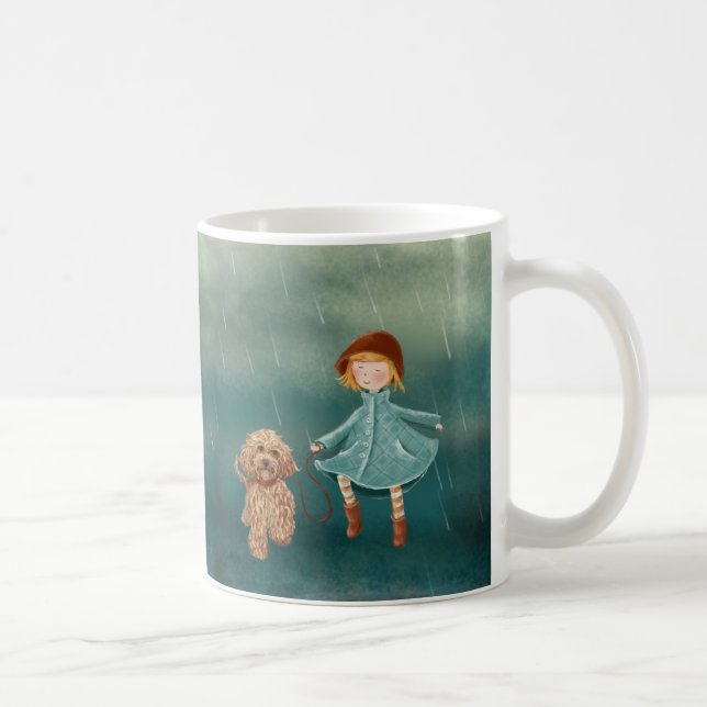 Caneca De Café Tudo que você precisa é amor… e um cão (Direita)