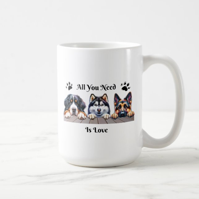 Caneca De Café Tudo Que Você Precisa É De Mug De Amor (Direita)