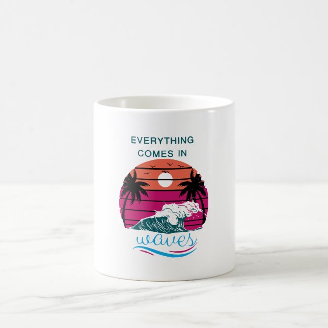 Caneca De Café Tudo Vem em Ondas (Centro)