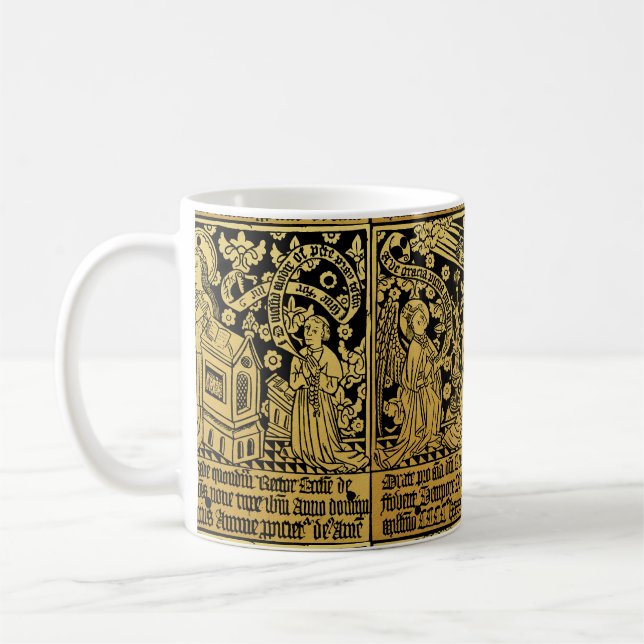 Caneca De Café Tudor Brass Anunciando Mary Angel (Esquerda)
