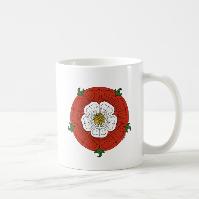 Caneca De Café Tudor Rosa (Direita)