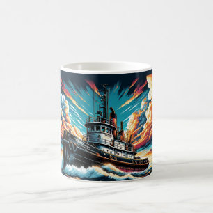 CANECA DE CAFÉ TUGBOAT STYLE