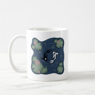 Caneca De Café Tui e La, Push e Pull, Ocean e Moon