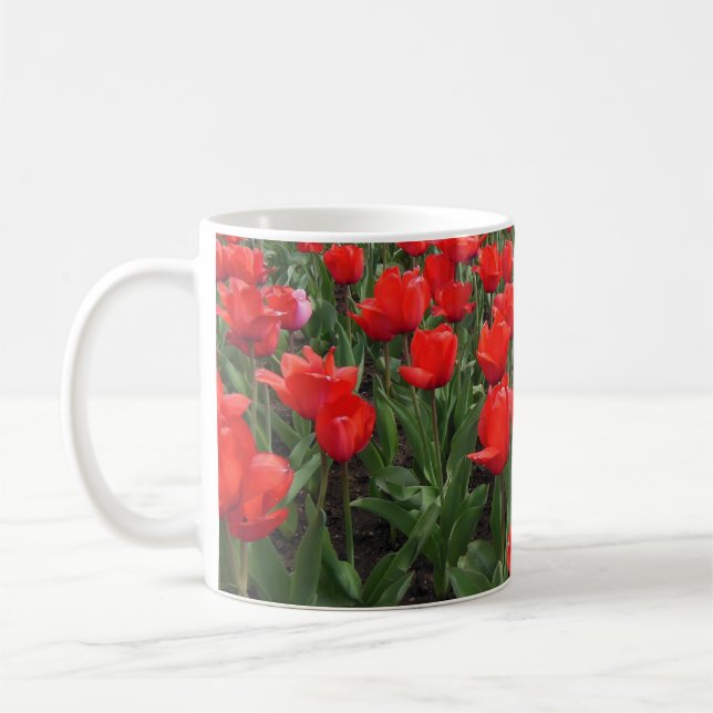 Caneca De Café Tulip Flower Mug (Esquerda)